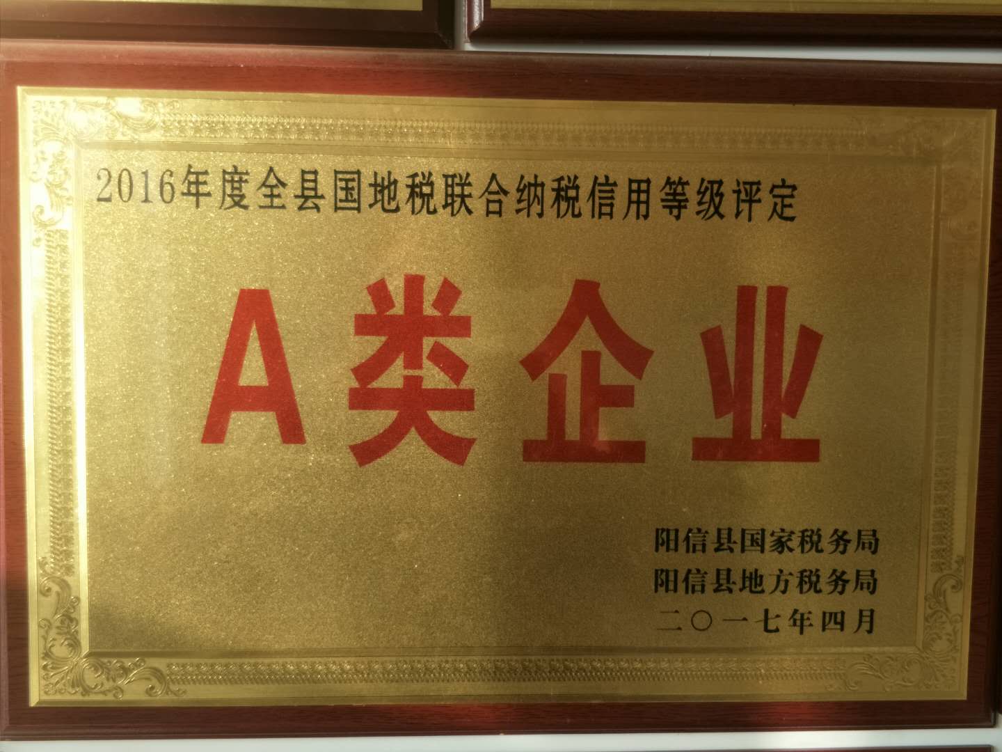 A类企业